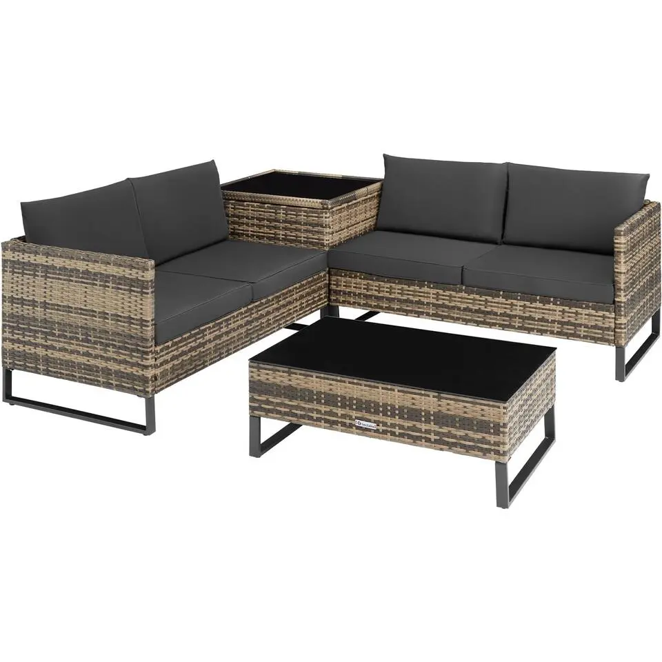 tectake Wicker loungeset Ostuni, Natuur