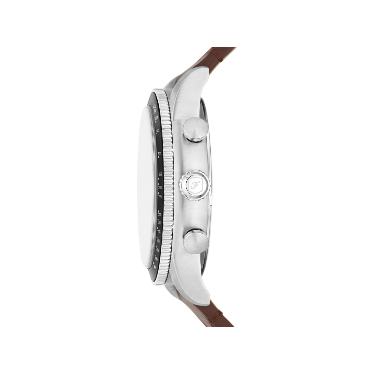 Montre FOSSIL sport tourer homme bracelet cuir marron