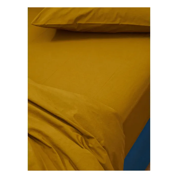 La cerise sur le gâteau Drap-housse Celeste en coton bio | Noisette