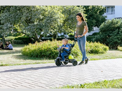 QPlay Cosy 4-in-1 Trehjulssykkel, Rosa