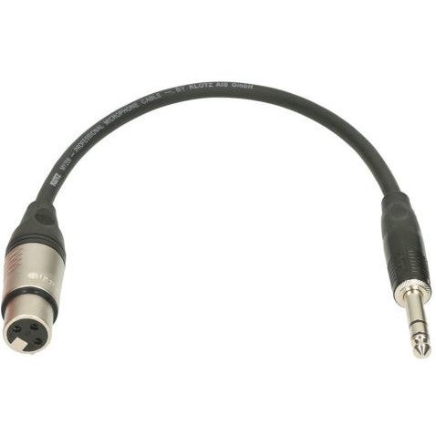 Klotz M1FS1K0060 microfoonkabel 3p XLR female - 6.35 mm 3p jack 0.6 m