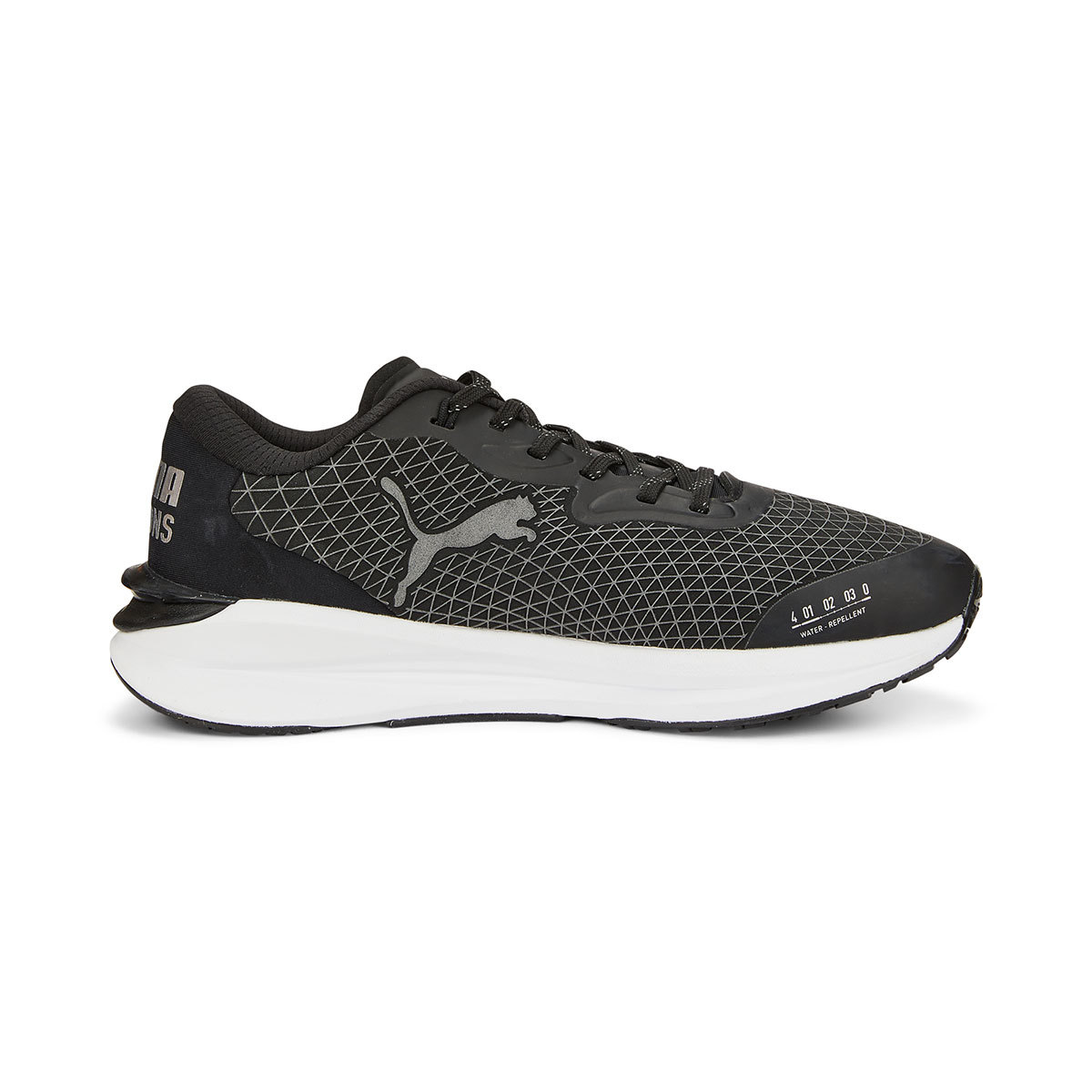 PUMA Electrify Nitro 2 WTR Hardloopschoenen Zwart/Zilver Dames