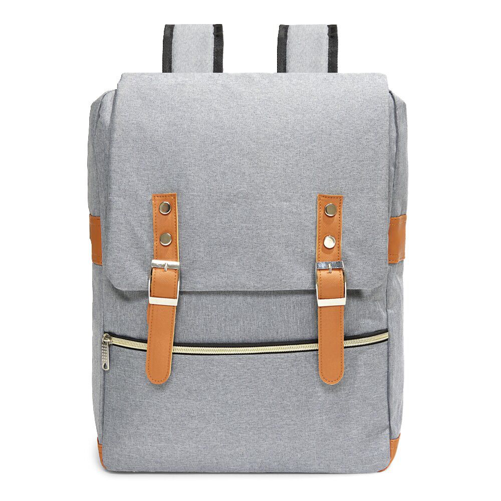 Sac à dos avec fermeture à sangles 30x13xH10cm - 2 modèles noir ou gris
