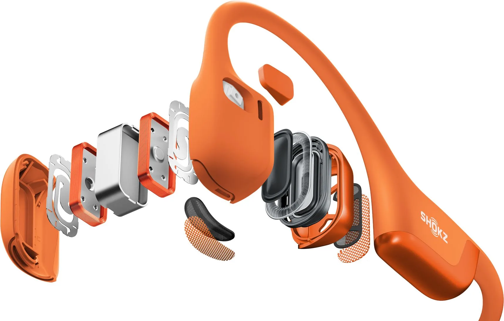 Shokz Open Run Pro 2 Orange Écouteurs Bluetooth