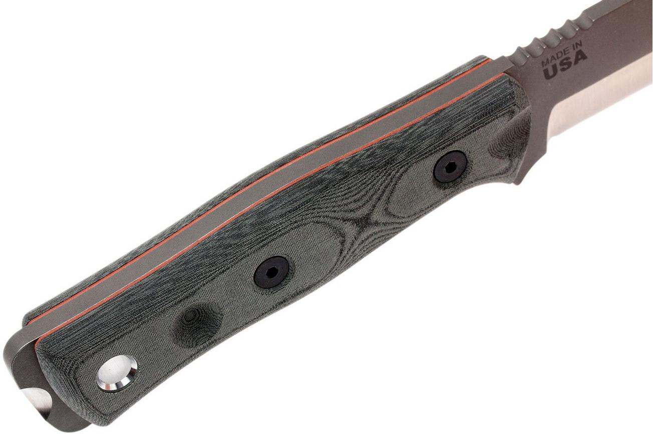 TOPS Knives B.O.B. Fieldcraft 154CM Grey/Black Micarta BROS-154-BLM bushcraftmes