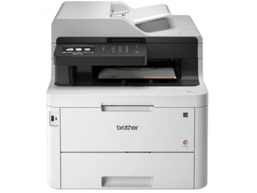 Brother MFC-L3770CDW - Multifunktionsprinter - farve - LED - Legal (216 x 356 mm) (original) - A4/Legal (medie) - op til 24 spm (udskriver) - 280 ark - 33.6 Kbps - USB 2.0, LAN, Wi-Fi(n), USB vært, NFC - med Brother PRINT AirBag til 15.000 sider