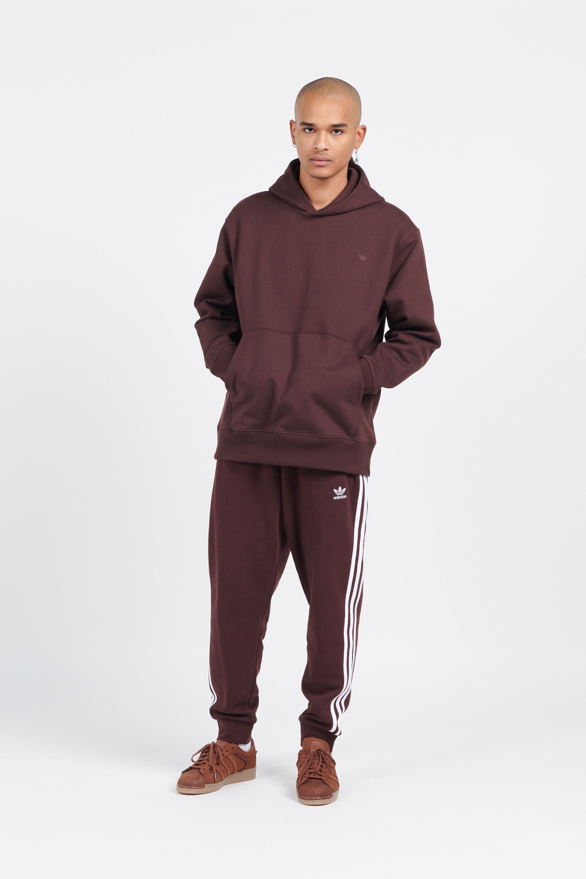 ADIDAS Hoodie C Hoodie Marron