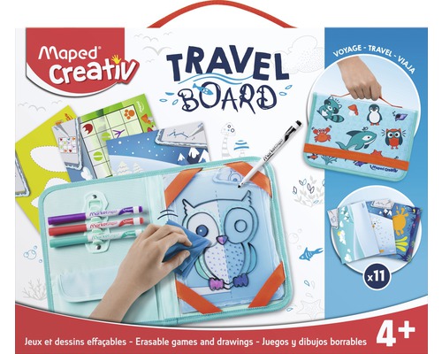 Creatieve set tekeningen Reisbord