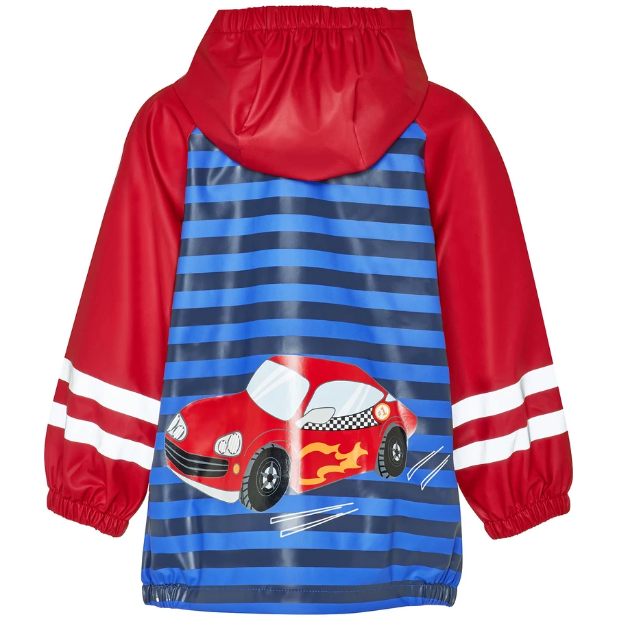 Playshoes Regen-Mantel Rennwagen