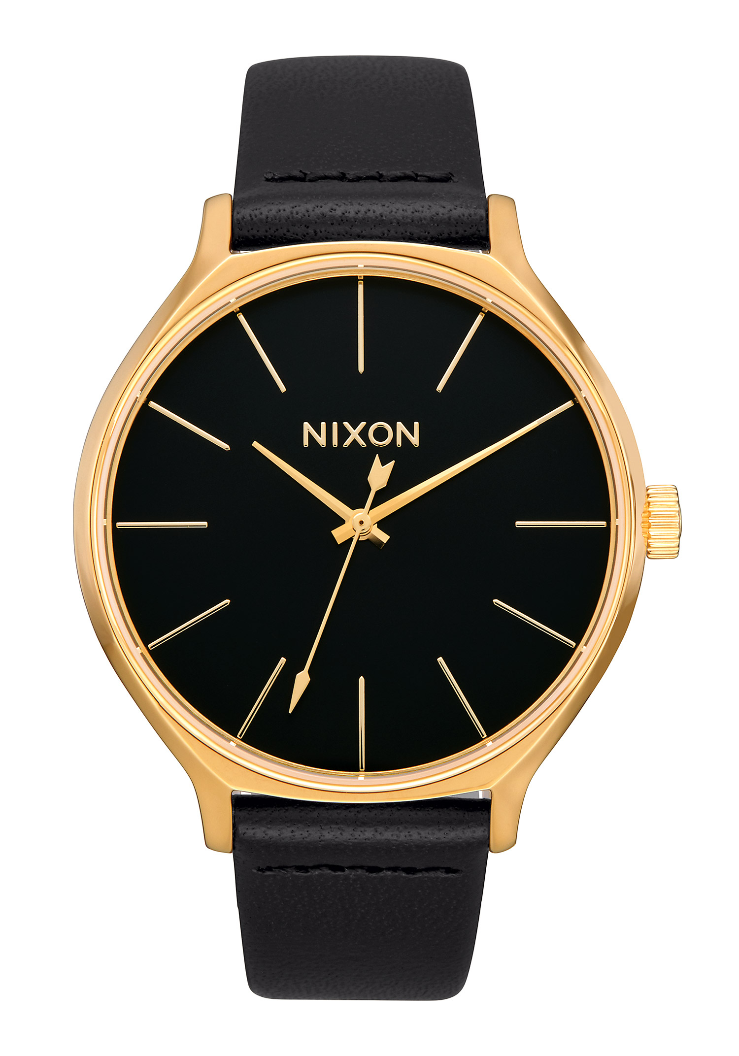 Nixon The Clique Leather Gold / Black A1250-513