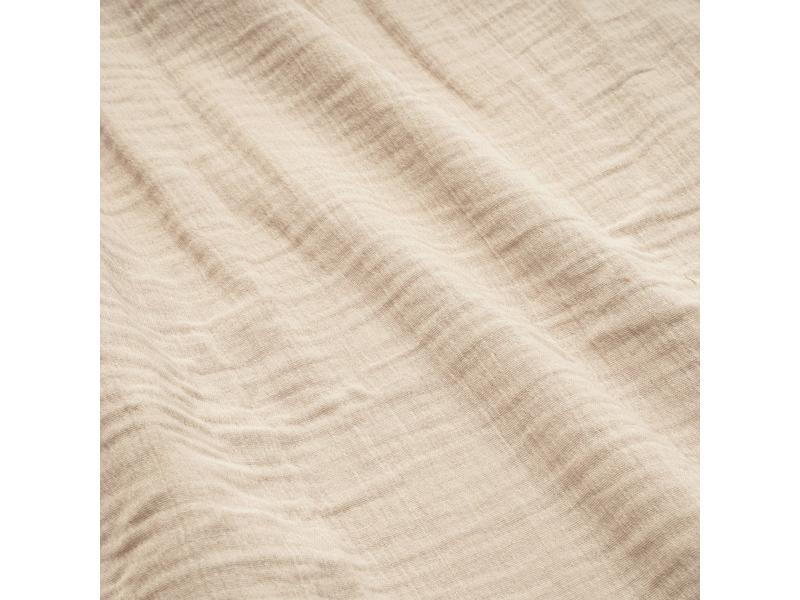 Julius Zöllner Wickelkissenbezug Musselin Sand 85 x 75 cm Praktischer Bezug für die Wickelauflage aus weicher Baumwolle