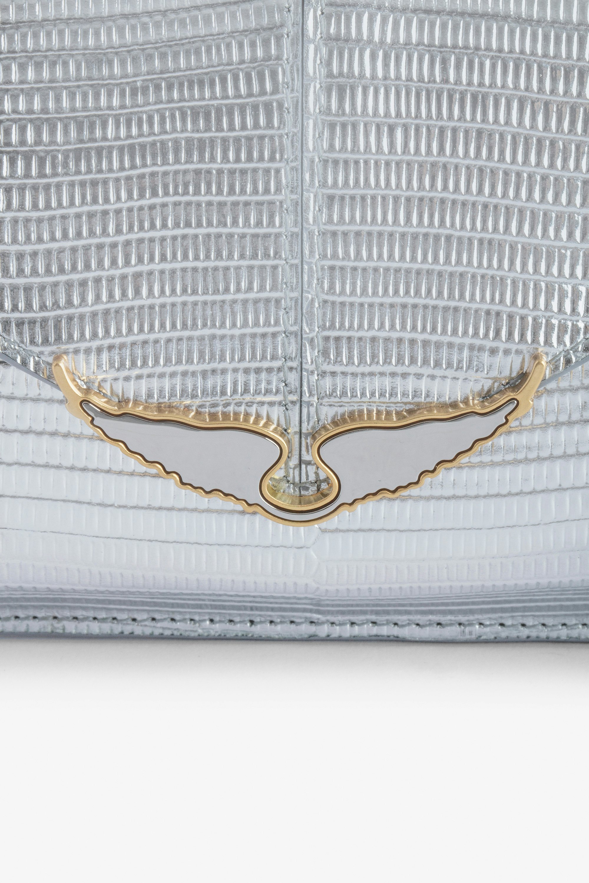 Pochette Bordeline Embossée Métallisée