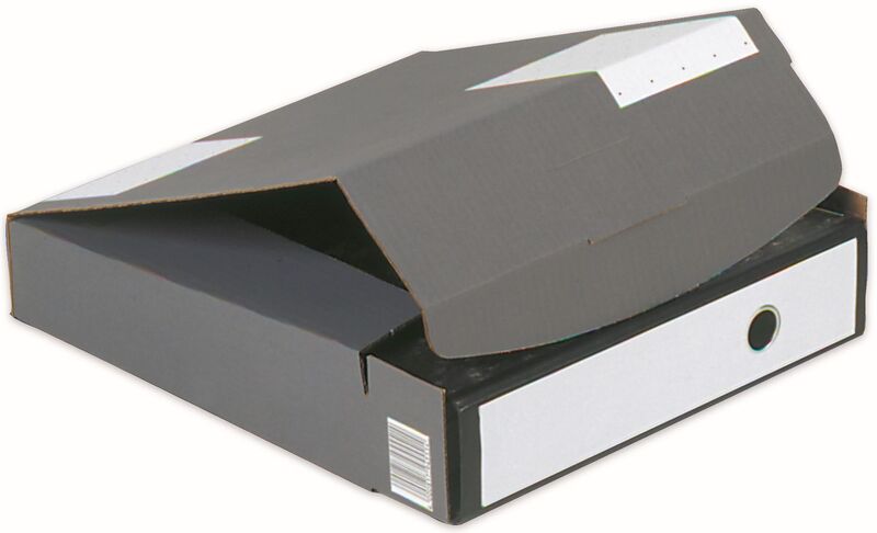 Elco Ordner-Versandbox, 87 x 298 x 325 mm, grau, 1 Stück