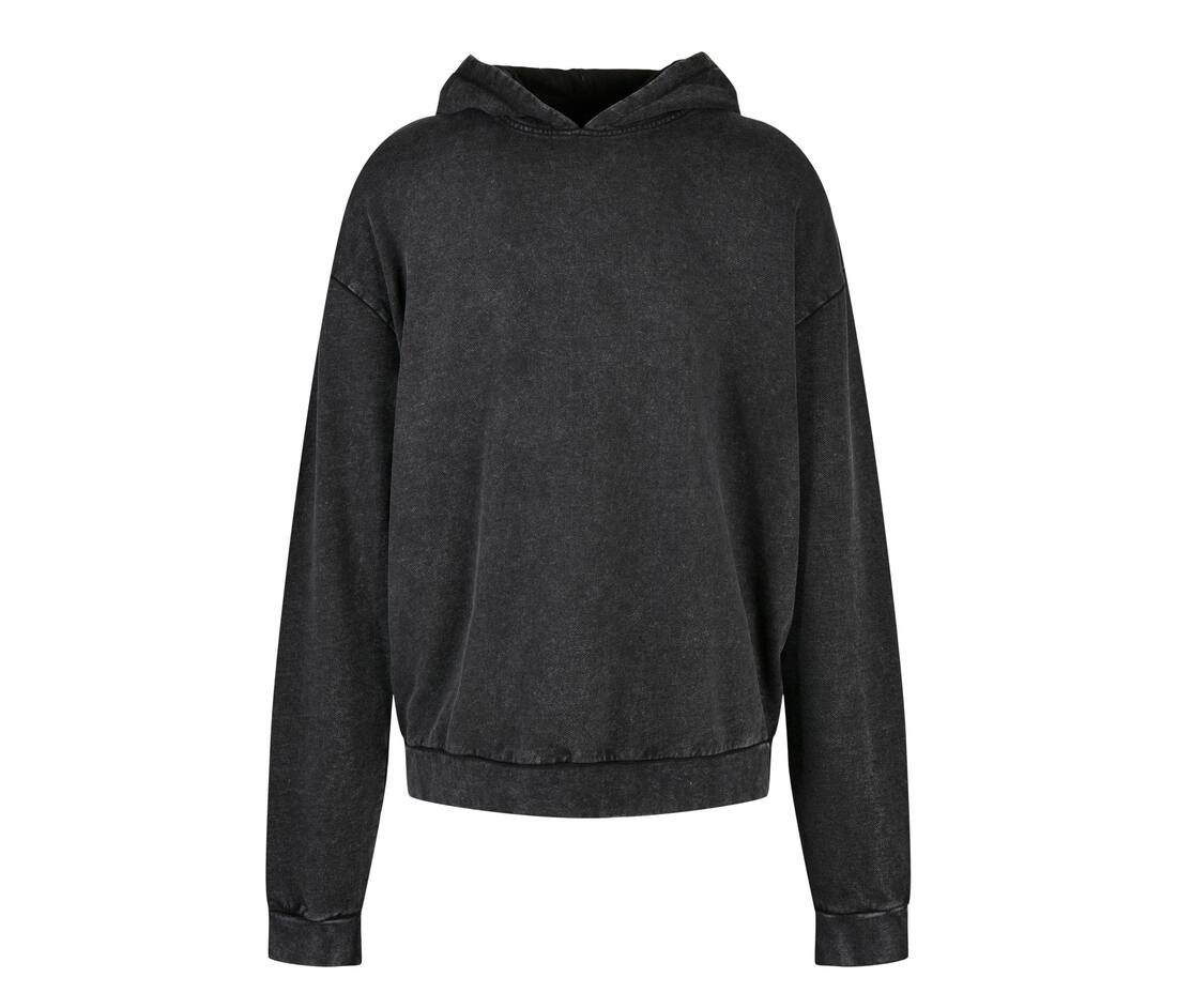 BUILD YOUR BRAND BY191 - Sweat à capuche décoloré