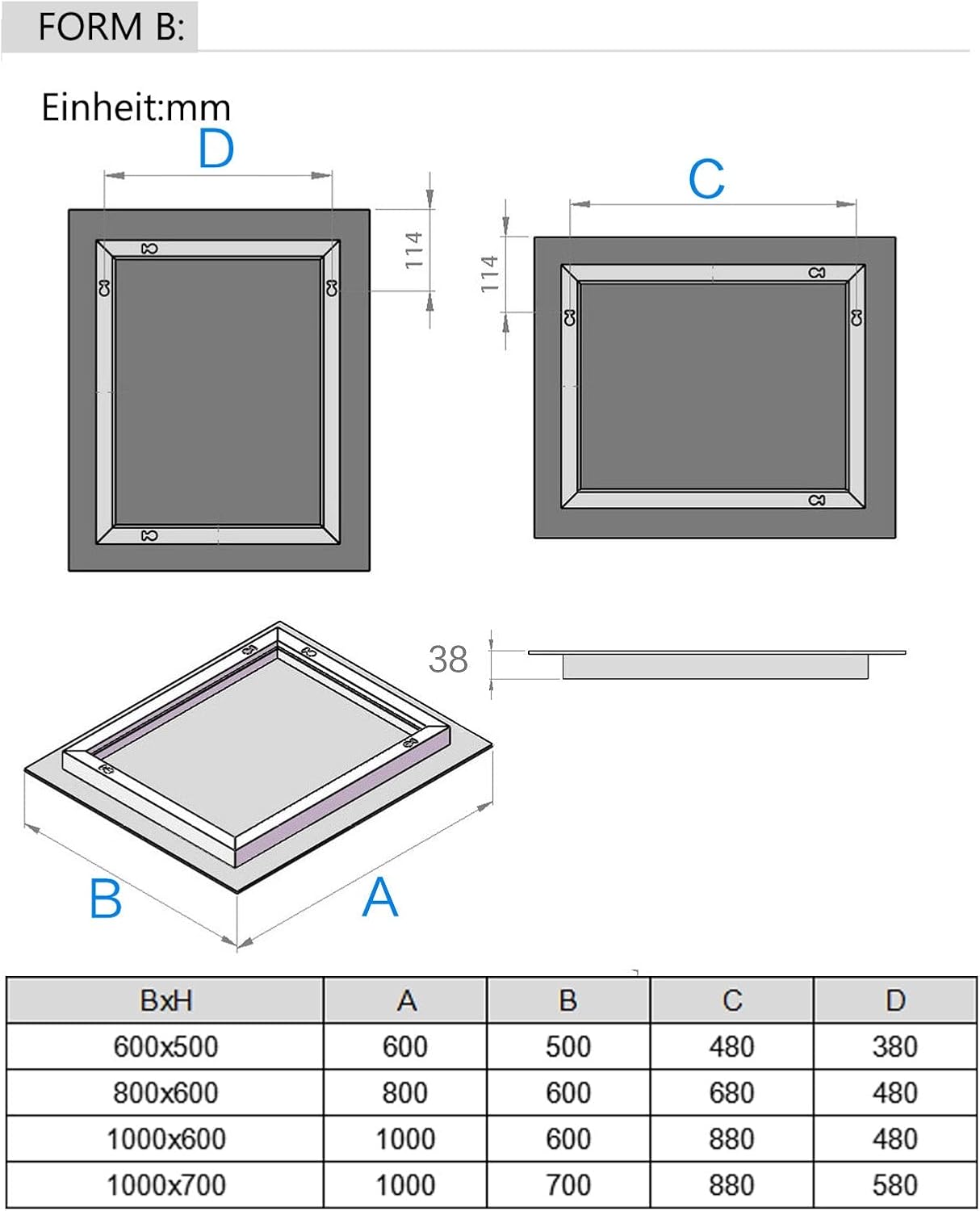 LISA LED Badspiegel mit Beleuchtung 80x60 cm, Bad Spiegel Groß badezimmerspiegel mit Touch Dimmbar Warmweiß/Kaltweiß Licht Antibeschlag Wandspiegel für Badezimmer, WC, Flur Rechteckig