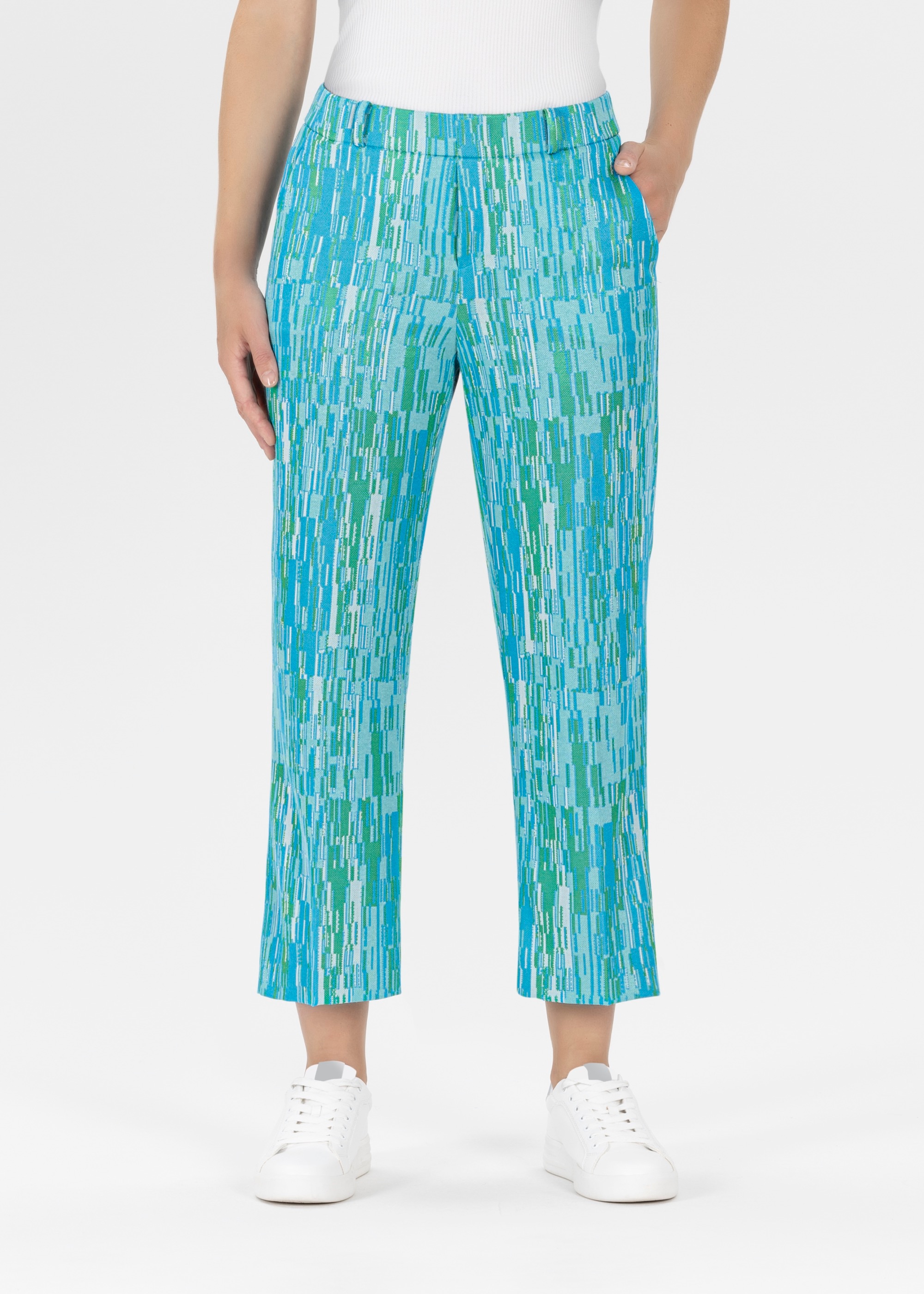 Stehmann Culotte  Sommerhose mit Jacquard-Muster