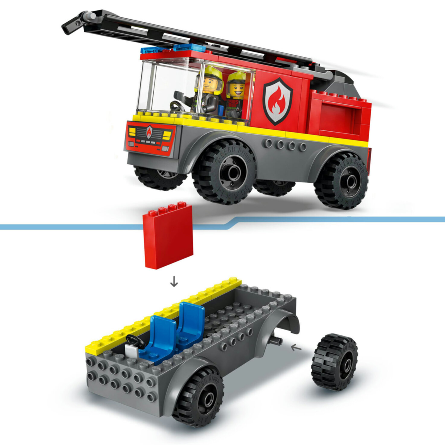 LEGO® City 60463 Feuerwehrleiterfahrzeug ab 4 jahren