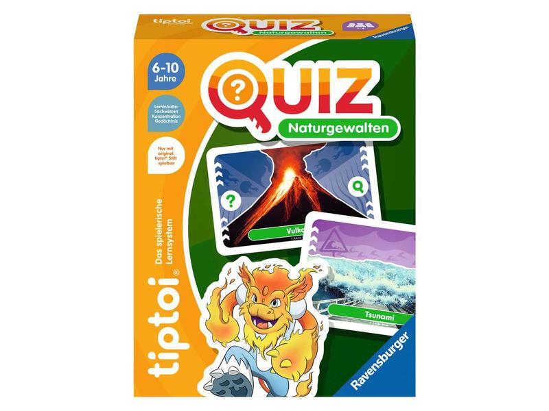 tiptoi Spiel Quiz Naturgewalten Quizspiel für Kinder