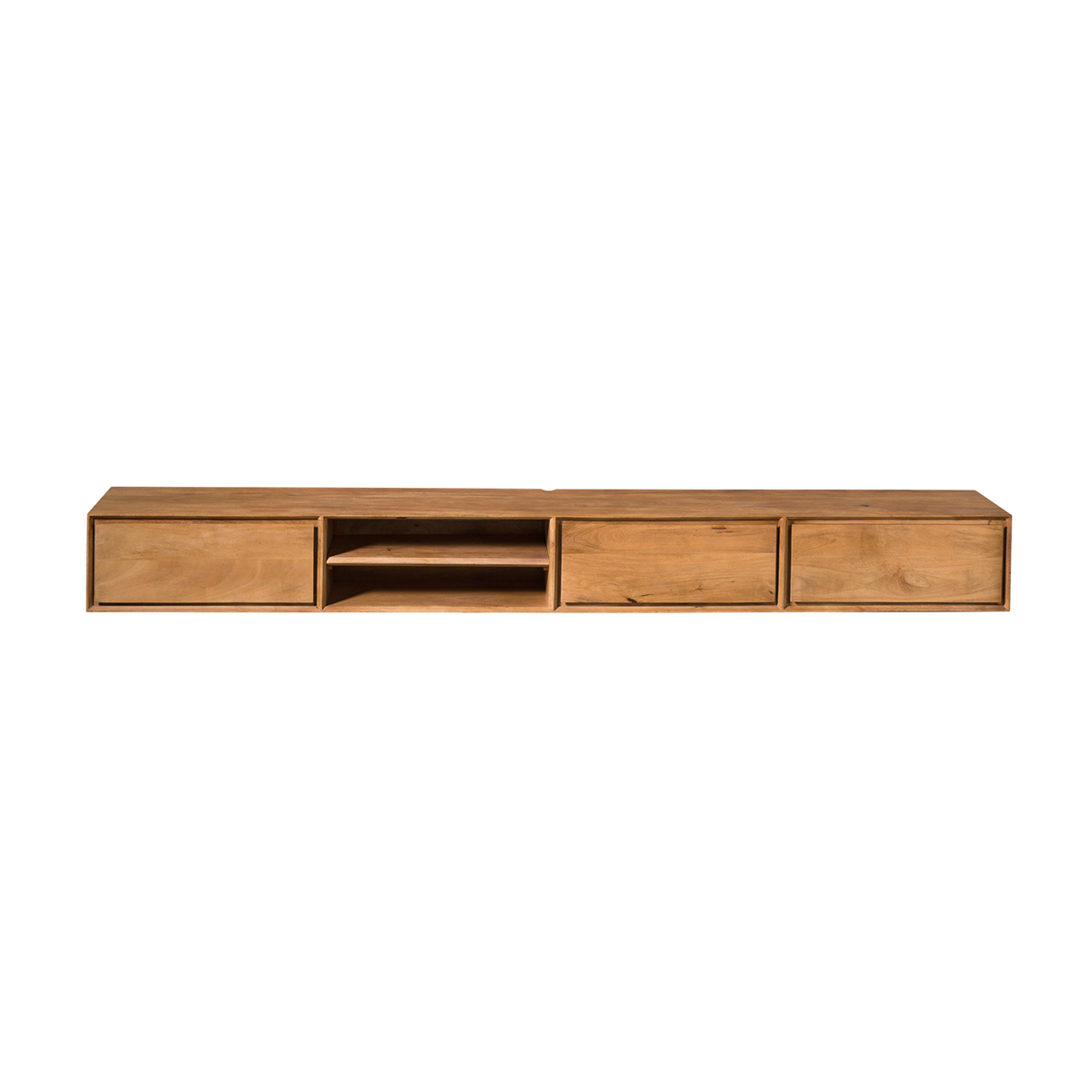 Zwevend Tv-meubel Ambi naturel 240 cm