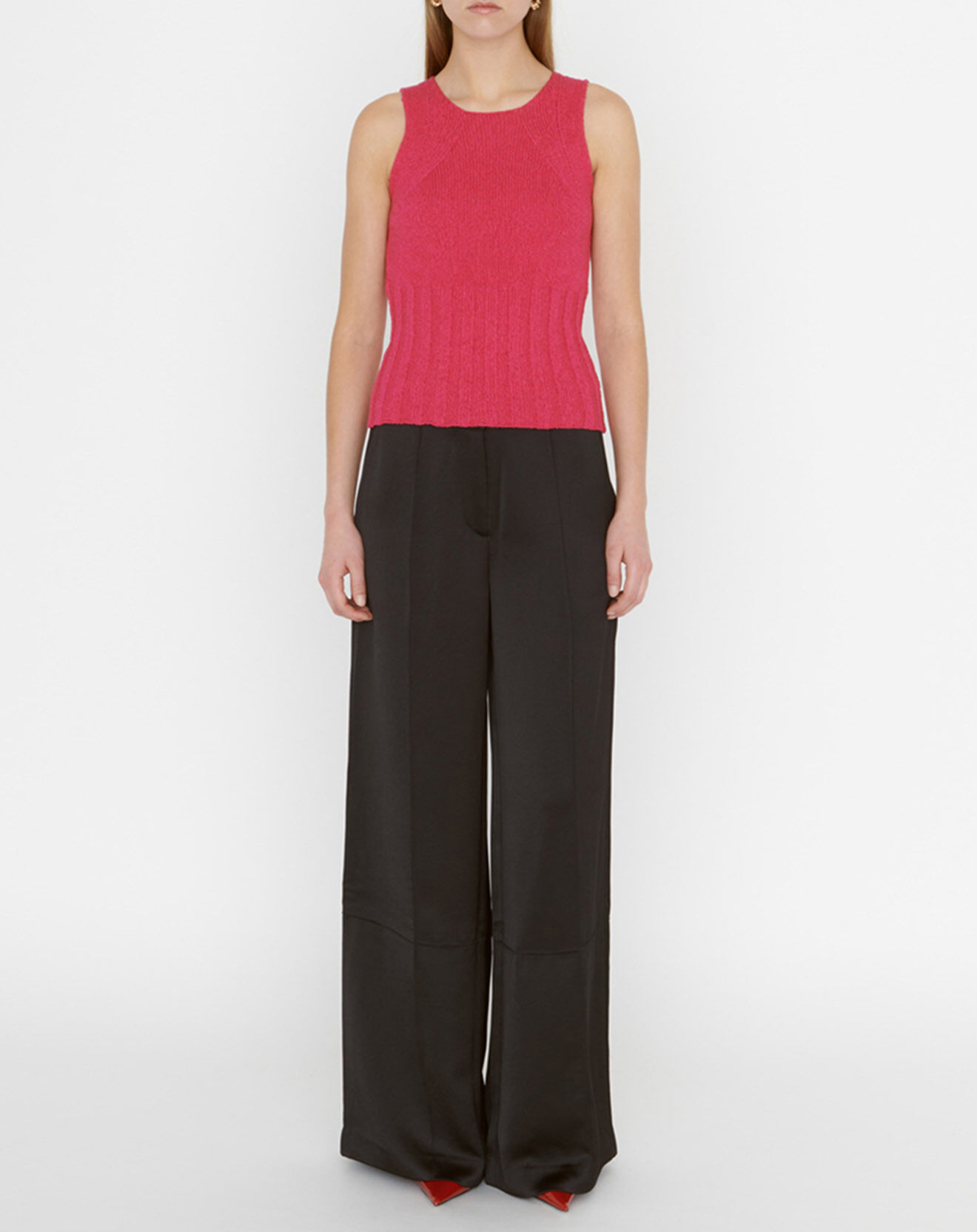 Zapa Top en maille Neith fuchsia