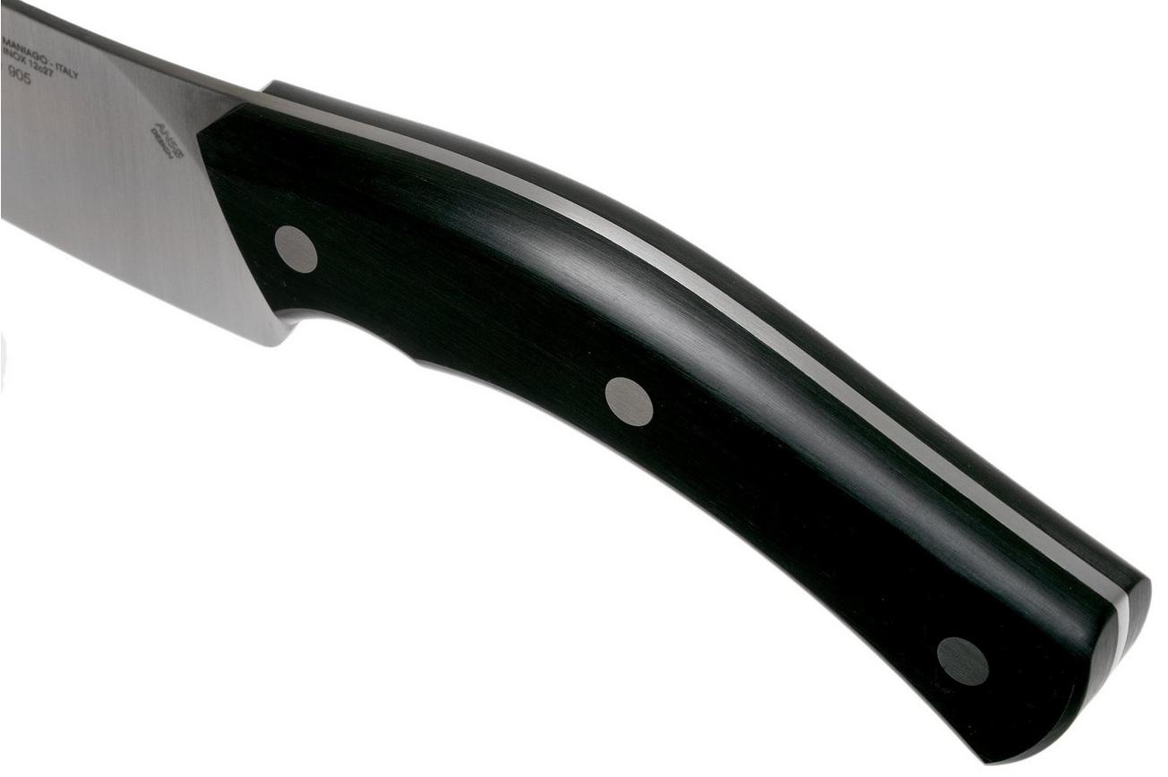 Due Cigni Arne Line vleesmes 20 cm, zwart