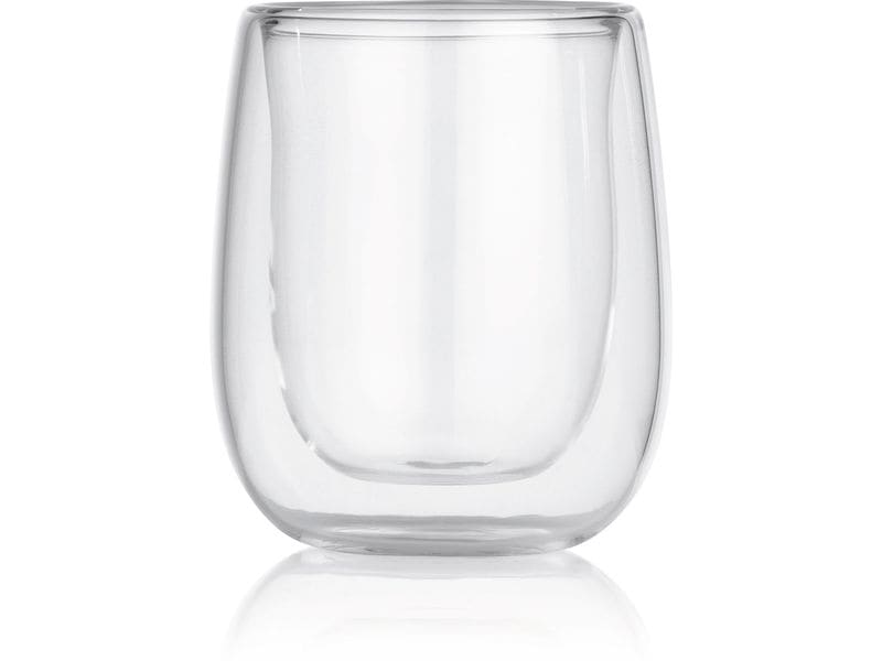 GOURMETmaxx Espresso Becher 80 ml, 4 Stück, Transparent Espresso-Thermogläser