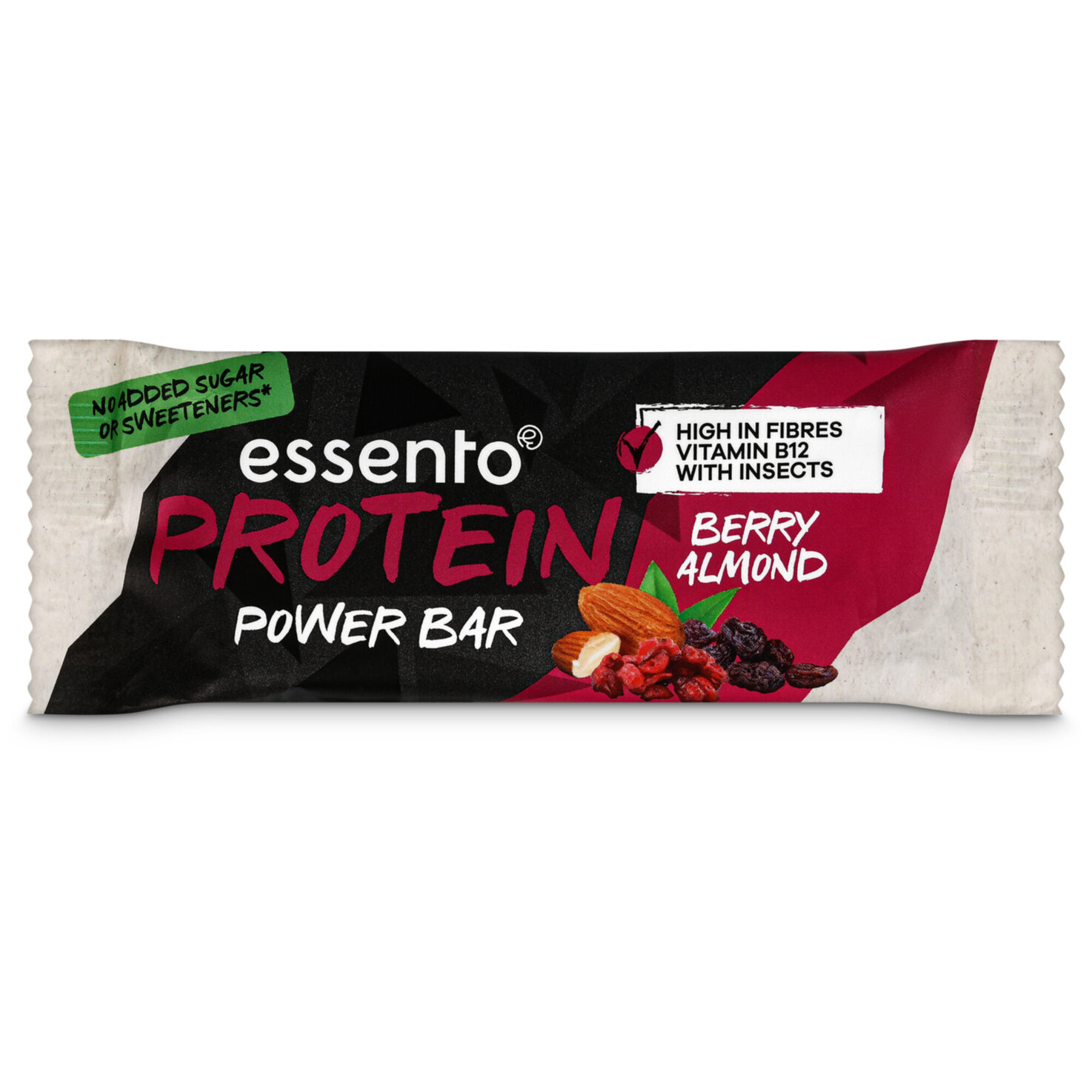 Essento Insect Protein Bar Berry Almond