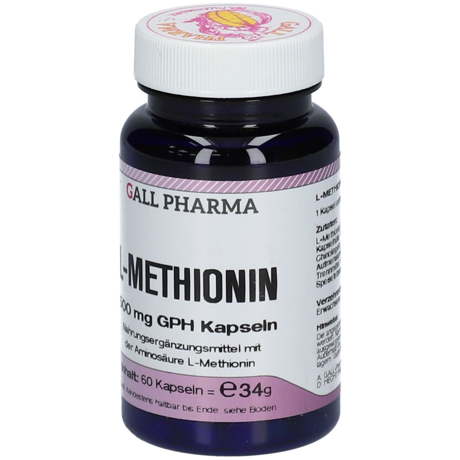 GALL PHARMA L-Methionin 500 mg