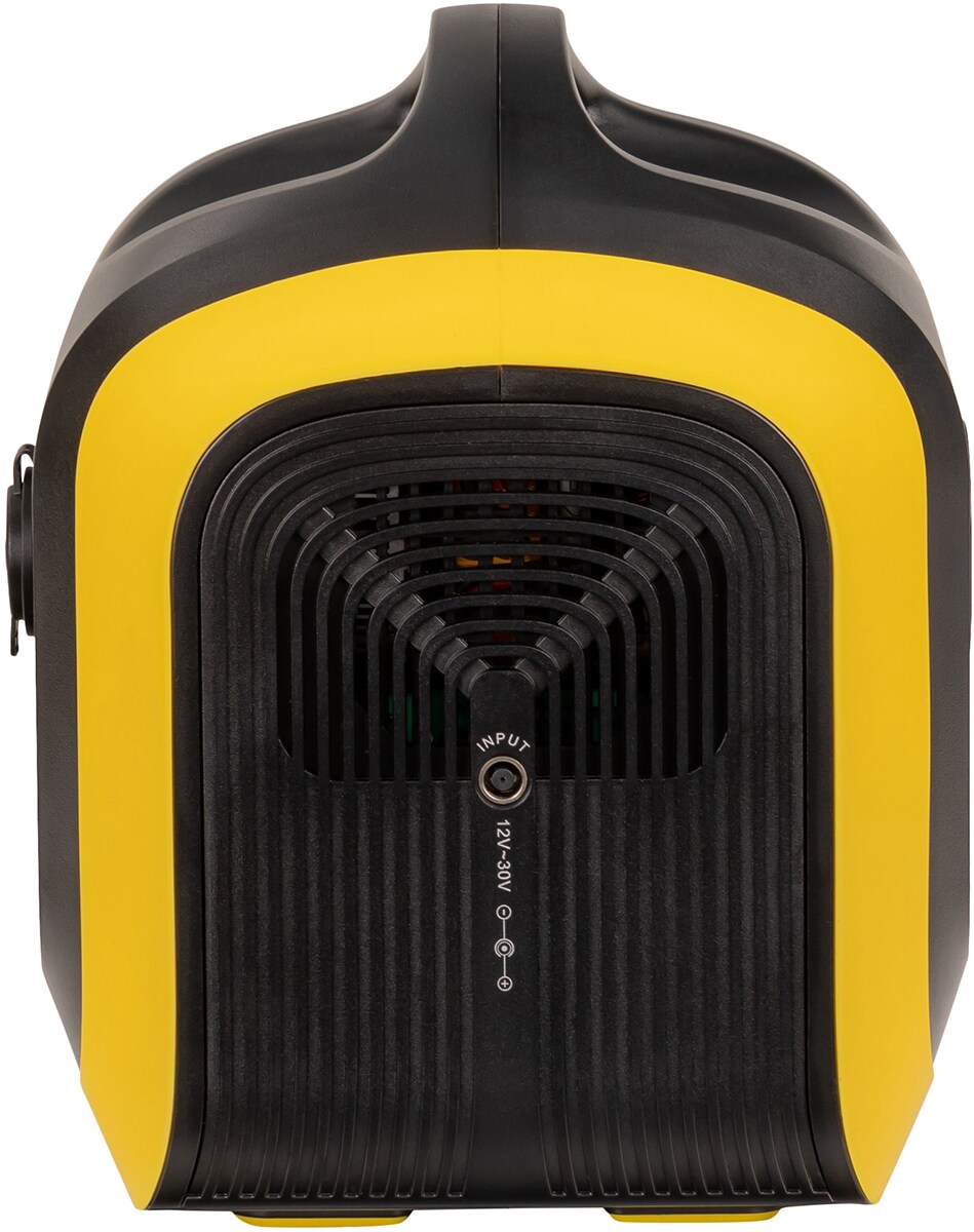 Craftfull Powerstation Adventure CP-600, 595 Wh, 600 Watt, tragbar, Lithium-Akku, Steckdose, USB (Schwarz/Gelb)