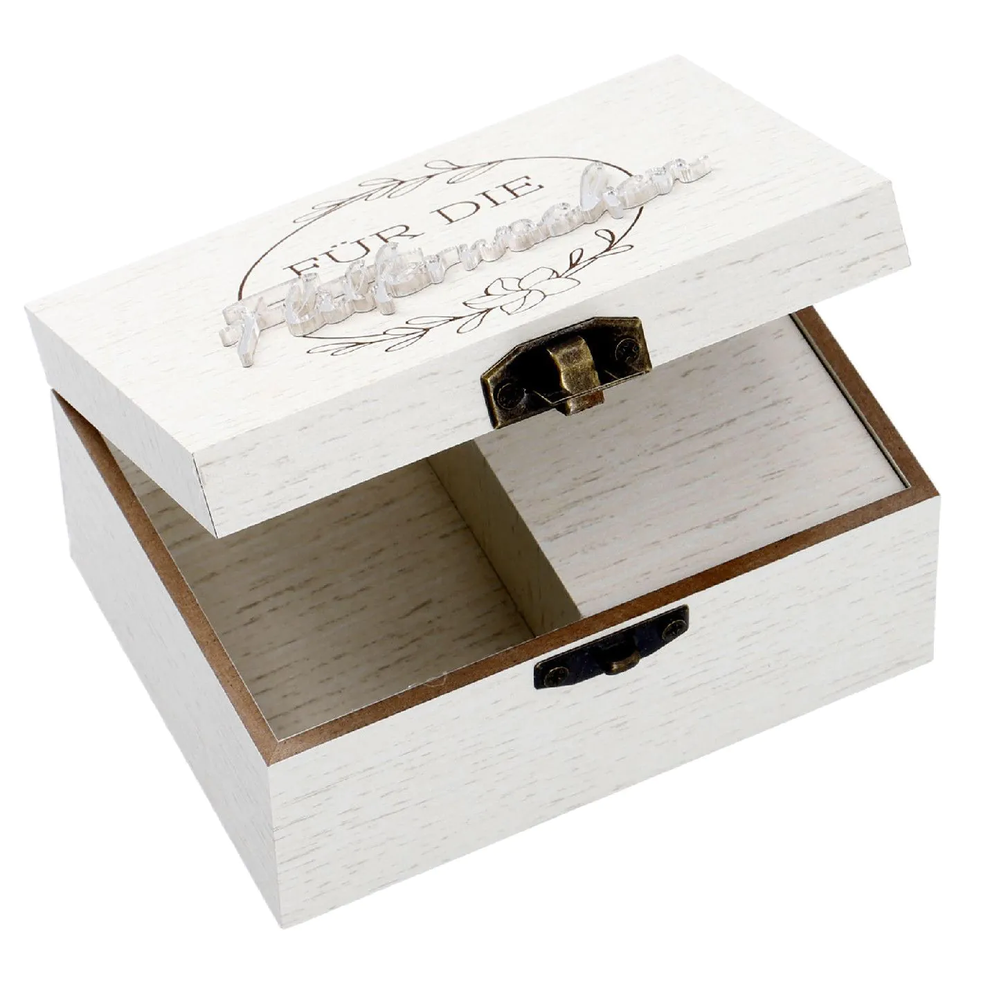 Geschenkbox mit Spieluhr, Flitterwochen, 10 x 7 cm