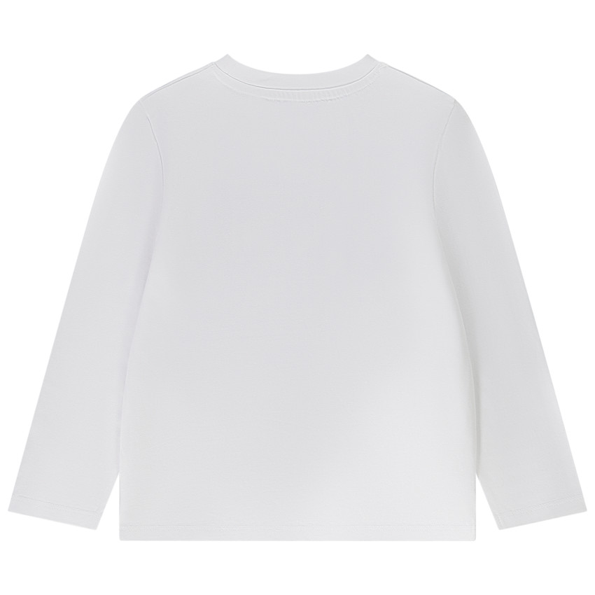 T-shirt manches longues patch bouclettes pour garçon