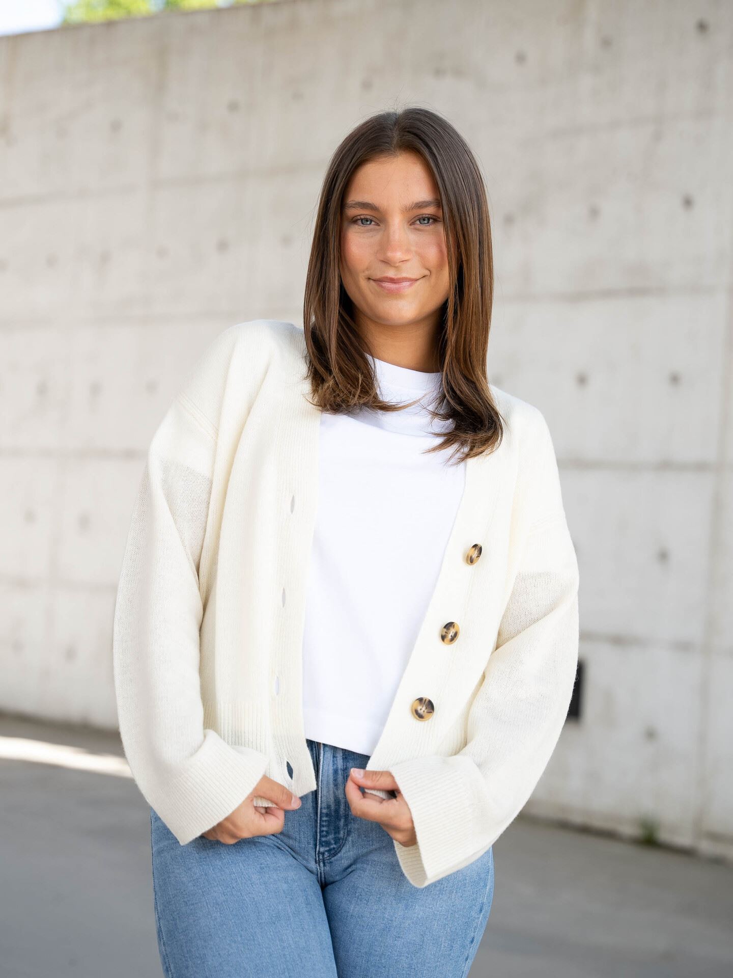 Frido Long Sleeve Wide Knit Cardigan