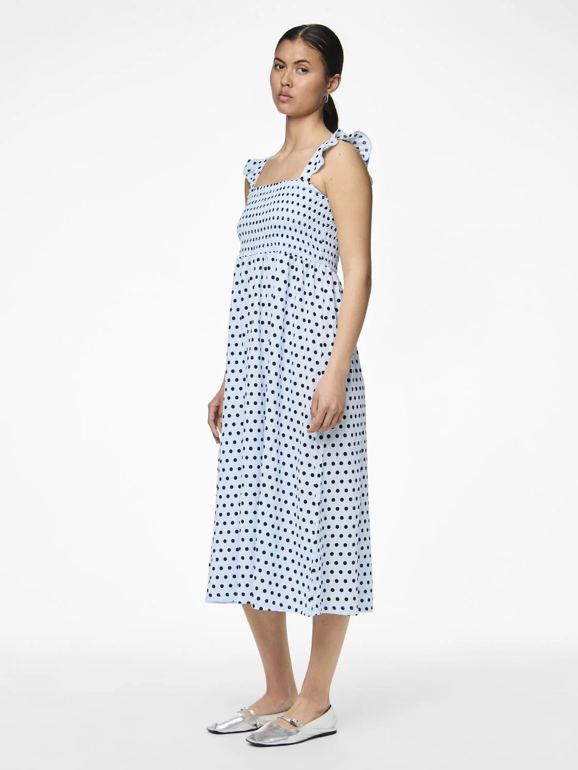 Pieces Pcluna Smock Strap Dress Sa