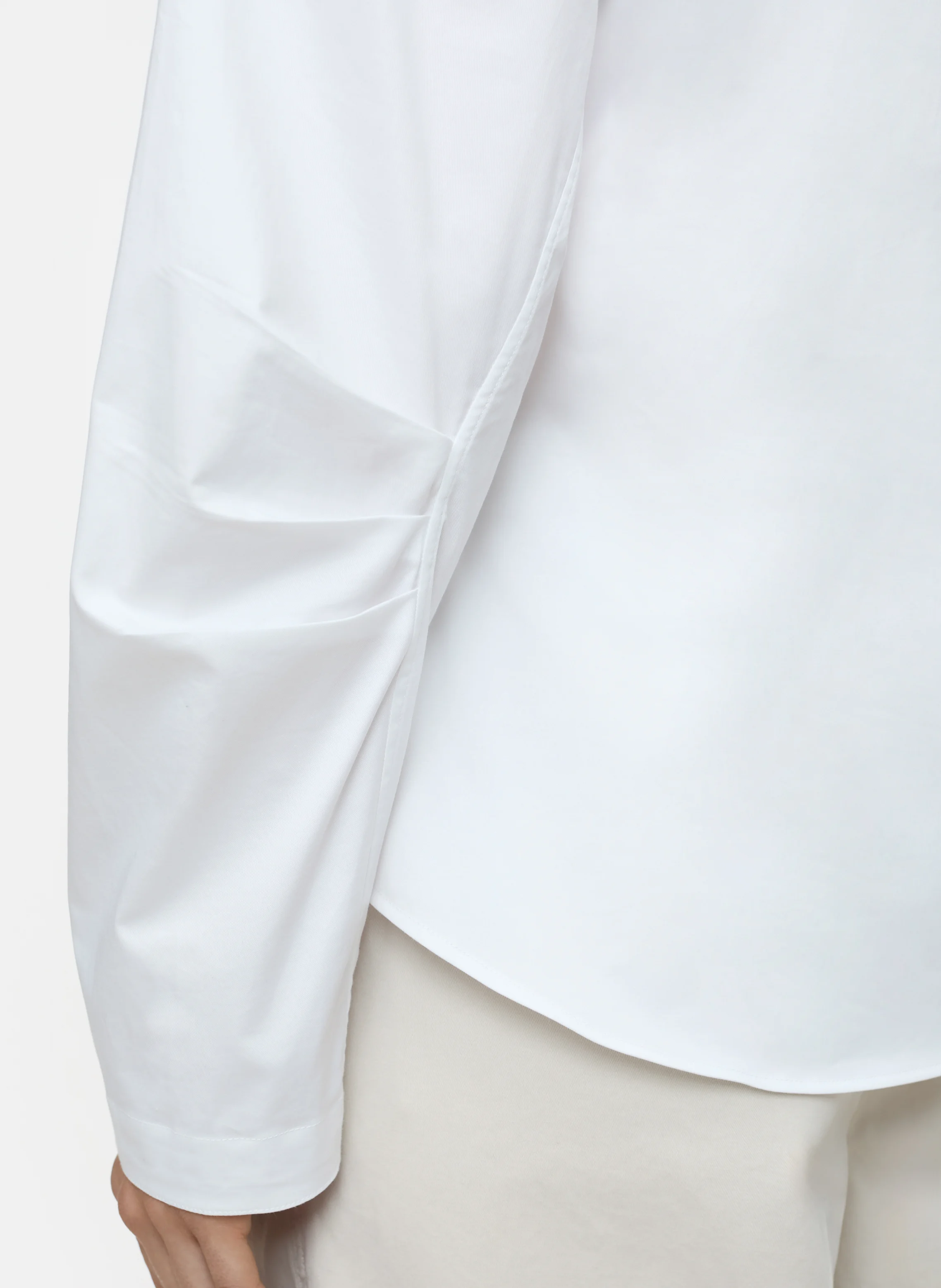 Chemise ample boutonnée | Blanc
