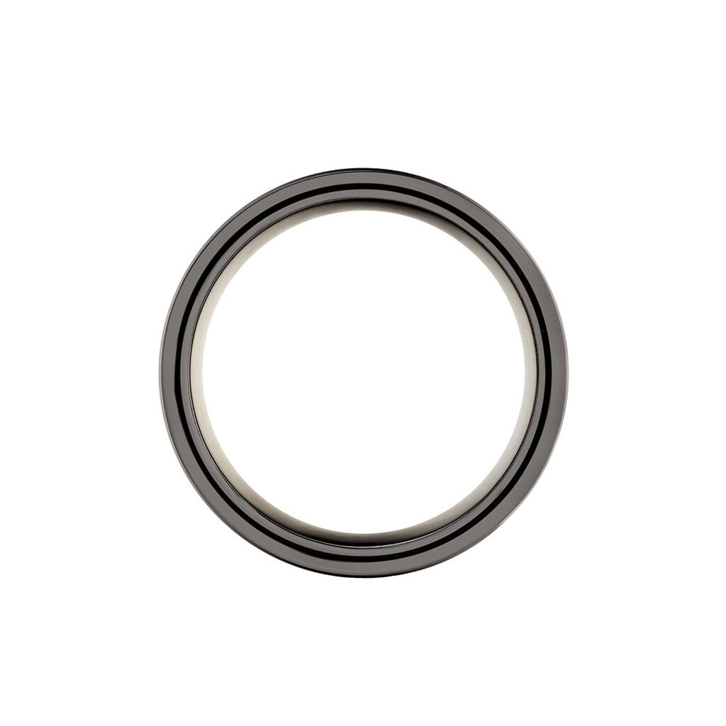 Bague Acier Noir Jakub