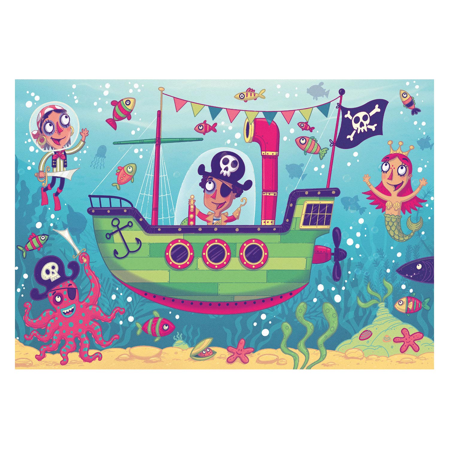 Ravensburger Puzzle & Play - Land in Zicht, 2x24st.