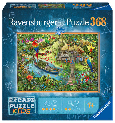Ravensburger Escape Jungel Barnepuslespill 368 Biter