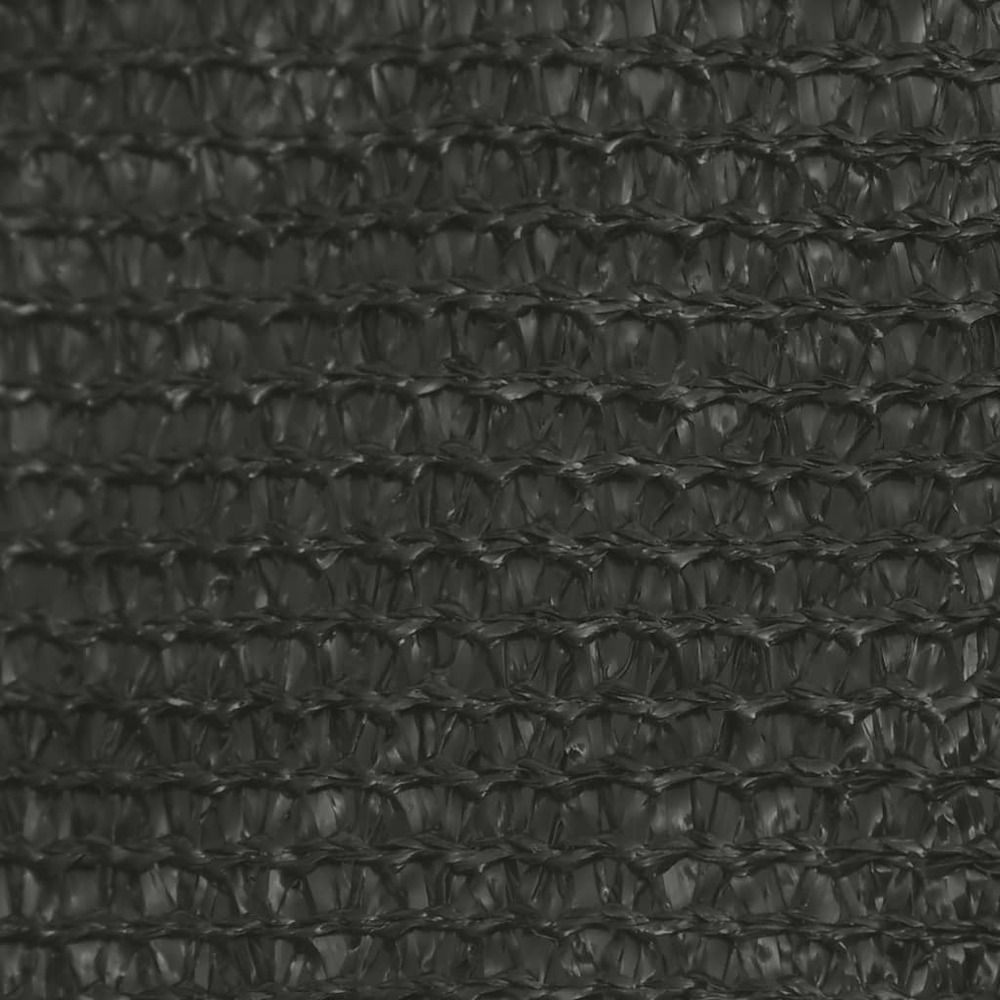 Voile toile d'ombrage parasol 160 g/m² 3 x 4 x 4 m pehd anthracite