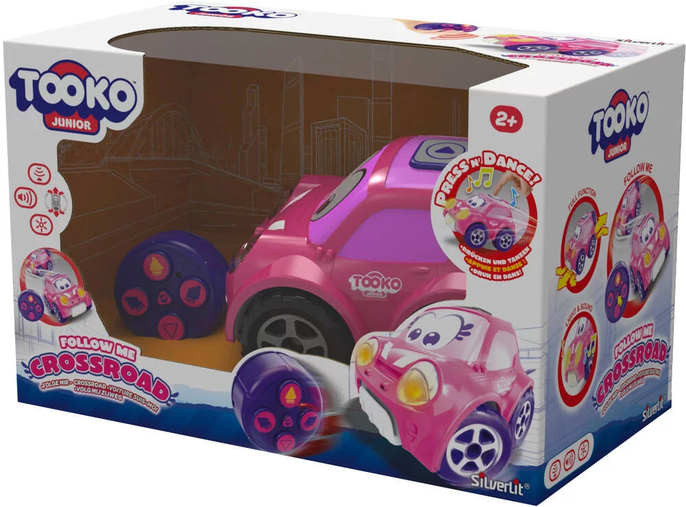 TOOKO - VOITURE TELECOMMANDEE ROSE FONCTION SUIS MOI