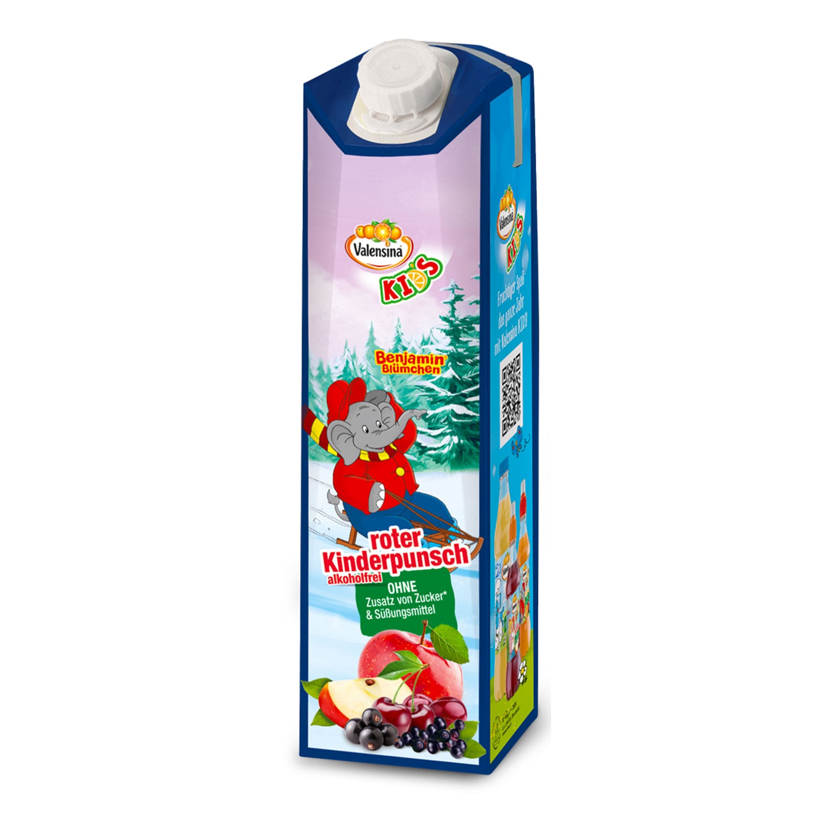 Valensina Kids roter Kinderpunsch, 1 Liter