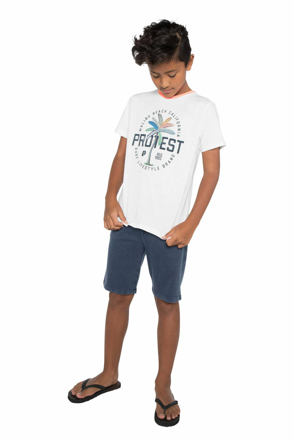 Protest short Orlin Jr donkerblauw