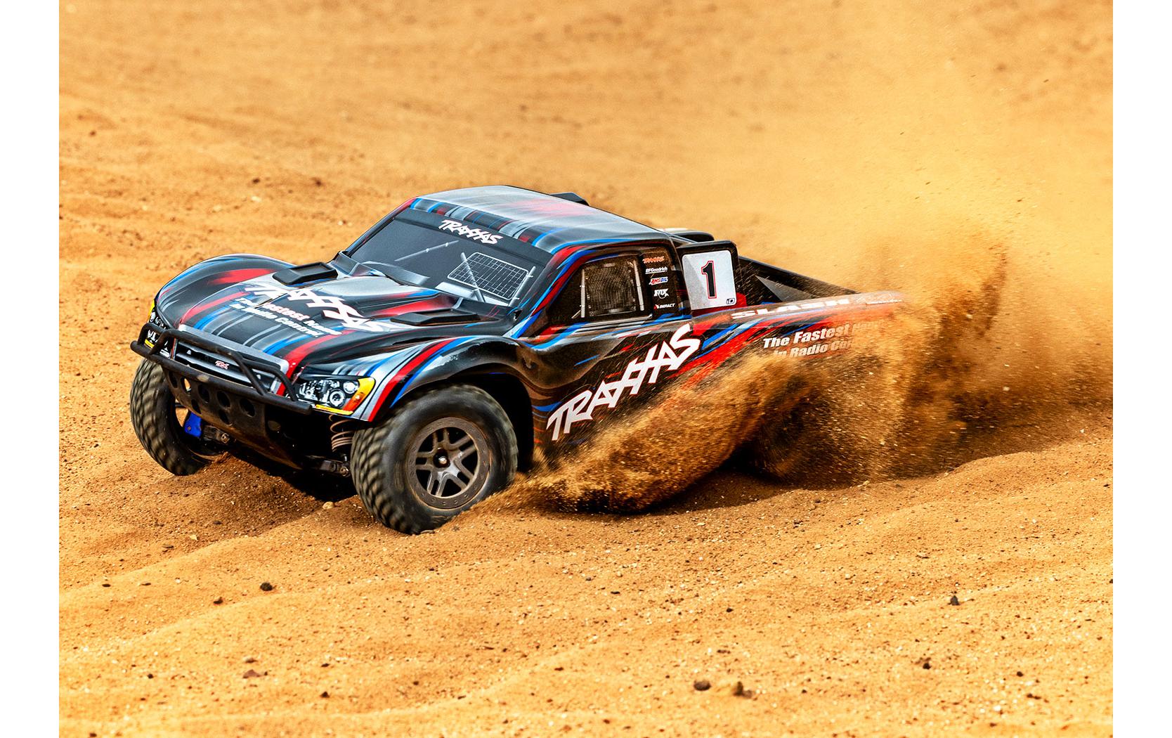 Short Course Truck Slash 4x4 BL-2s Rot, ARTR, 1:10<br>Robuster 4WD Brushless SCT
