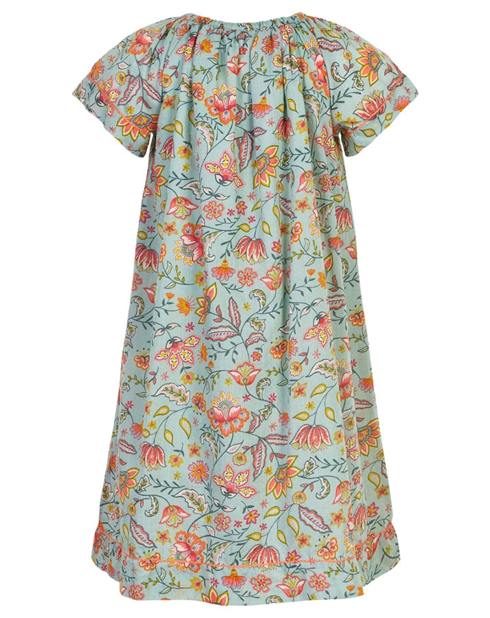 Kleid MINI POET in aqua grey