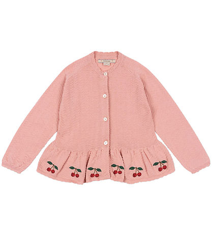Konges Sløjd Cardigan - Strick - Zypresse - Mellow Rose