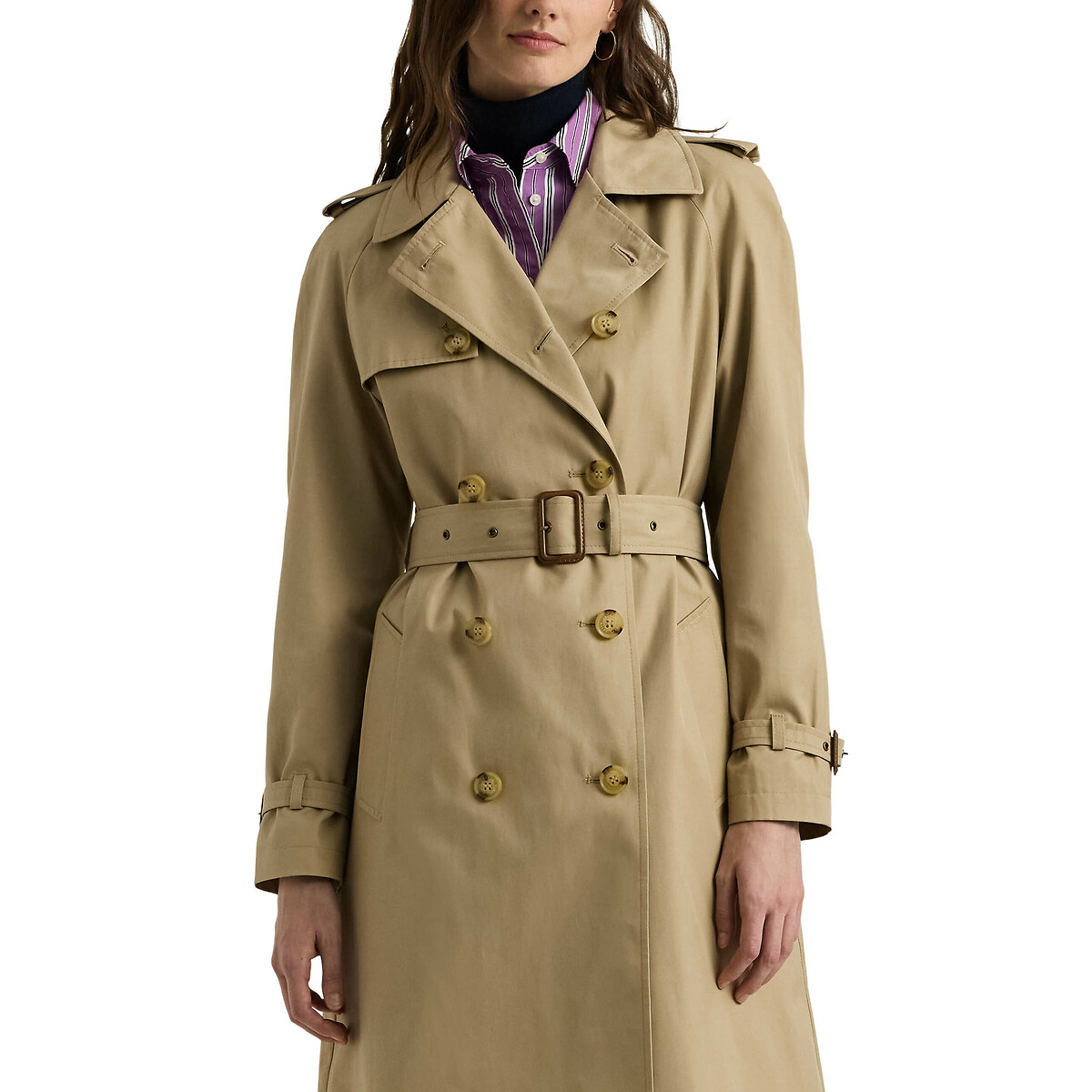 LAUREN RALPH LAUREN<br>Trench coat com cinto