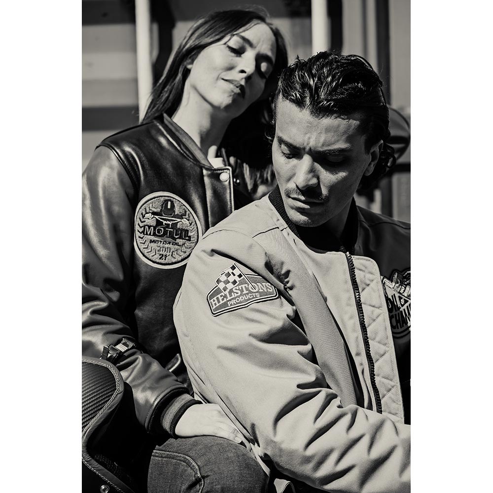 Helstons - Blouson Twin Motul Gris