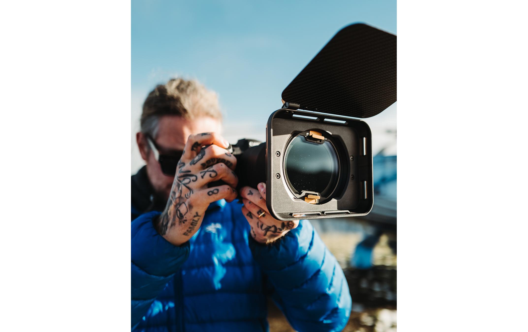 Recon Directors Kit VND Matte Box – McKinnon Edition<br>Kompaktes Snap-on-Mattbox-System mit Filter