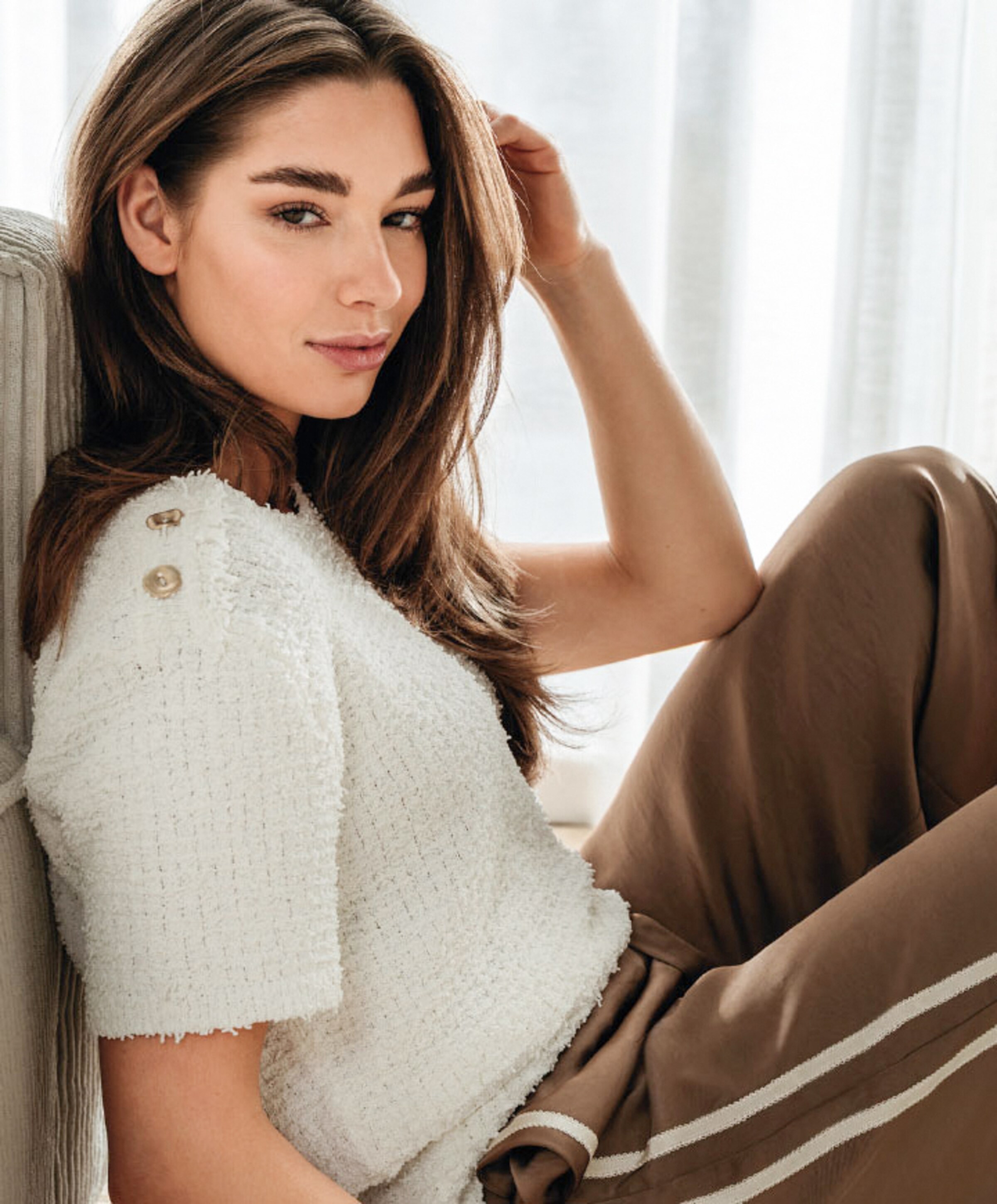 &Co Woman NEOMI dames broek beige