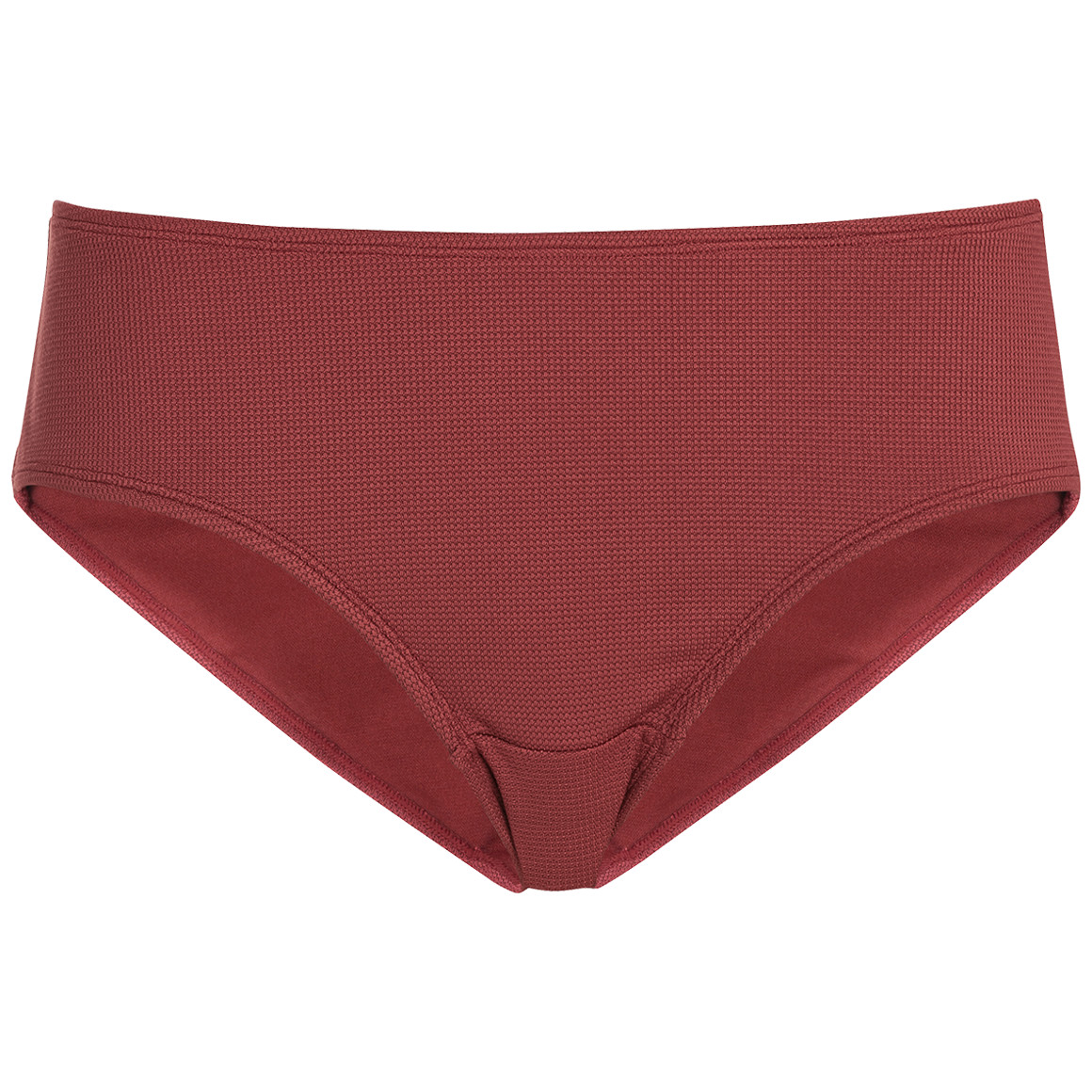 Gina Benotti Damen Bikinipanty mit feiner Struktur dunkelrot