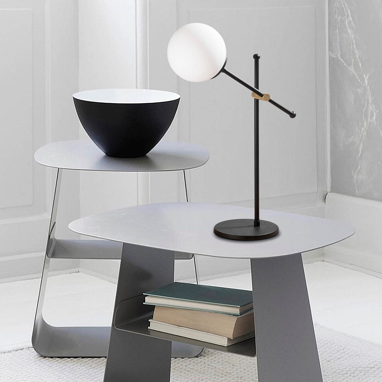 Sheen Lampe de table Best noire - 15x22x76 cm